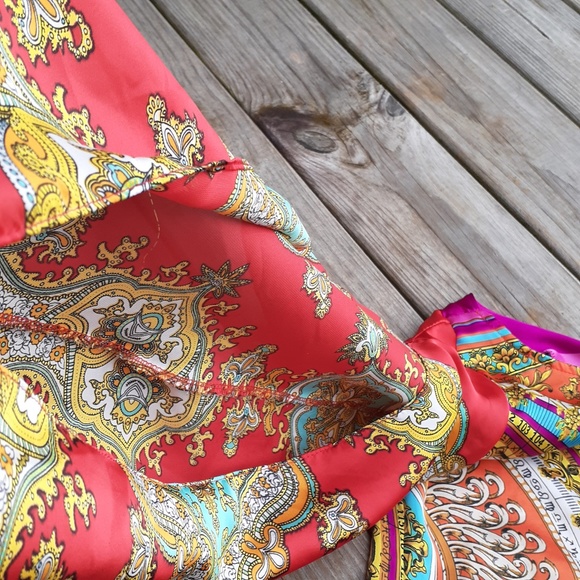 3 for $20 Arden B. colorful open back blouse S - Picture 4 of 5